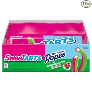 SweeTARTS Ropes, Candy, Watermelon Berry Collision 3.5 oz (Pack of 12) - Picture 1 of 6