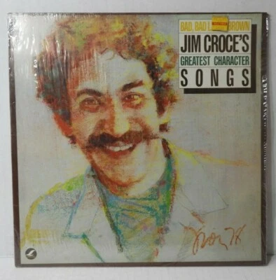 JIM CROCE'S "Bad Bad Leroy Brown/Greatest Hits" 1978 (LIFESONG/GERMANY) EX/EX!!! - Image 1 of 3