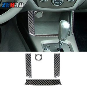 Cubierta de embellecedor de marco de caja de almacenamiento central de fibra de carbono para Subaru Forester 2009-2013 - Imagen 1 de 11