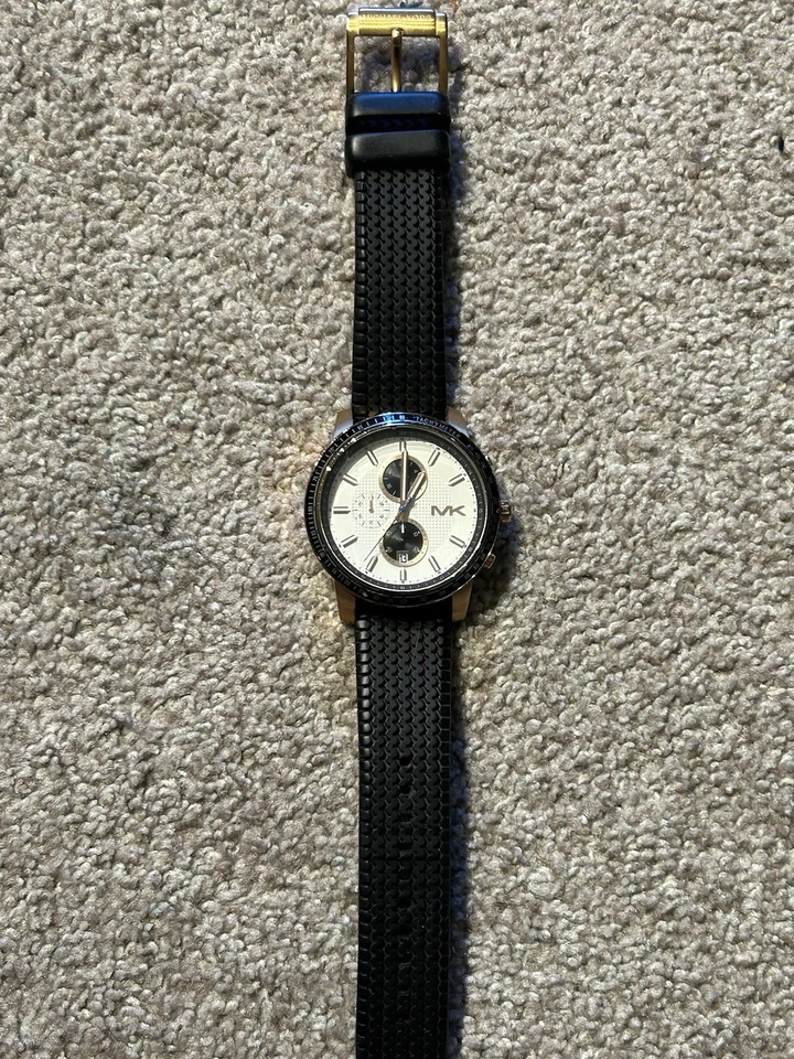 Reloj cronógrafo para hombre Michael Kors MK-8343 Jetmaster - dorado/negro Foto 1 de 4