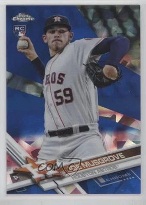 2017 Topps Chrome Sapphire Edition /250 Joe Musgrove #219 Rookie RC - Image 1 of 2