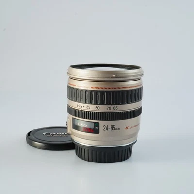 GOOD Canon EF 24-85mm F/3.5-4.5 USM Silver Zoom Lens - Image 1 of 4