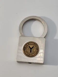 New York City NYC Vintage Transit U-Bahn Medaille Schloss Schlüsselanhänger Keychain - Bild 1 von 4