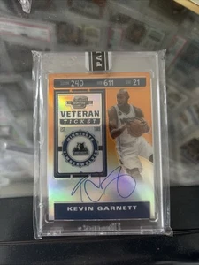 2019-20 Panini Optic Contenders Kevin Garnett 1/1 - Picture 1 of 2