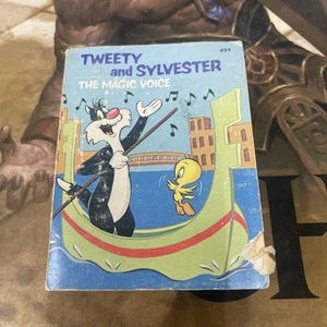 Vintage 1976 Whitman Big Little Book "Tweety and Sylvester: The Magic Voice" - Picture 1 of 2