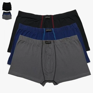 BIGDALE - Pack de 3 calzoncillos boxer retro hombre talla grande hasta 10XL - Imagen 1 de 14