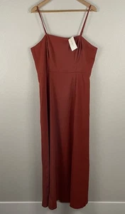 Rihoas Womens XL Brick Red Sleeveless Split Slit Maxi Dress - Bild 1 von 8