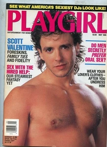 PLAYGIRL MAGAZINE MAY `1988 *SCOTT VALENTINE FAMILY TIES AND FIDELITY - Picture 1 of 1