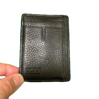 Tumi Men Card Case Money Clip Limited Edition Modern Travel Collection Piece wit - Image 1 of 3