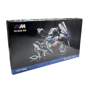 Unbranded BMW M1000RR Motorcycle Model Building Blocks Build And Display Set - Picture 1 of 7