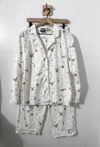 Pottery Barn Teen Harry Potter Pajamas Size Large 100% Cotton Hewing O - Picture 1 of 9