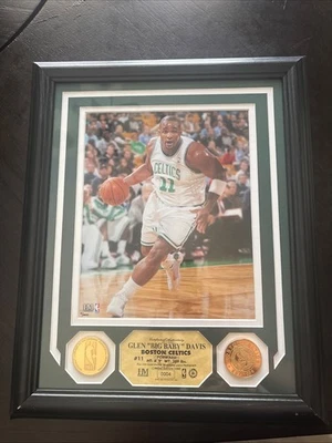 Placa Davis Glen "Big baby" edición limitada (4/1000), dos medallones de oro de 24k de la NBA Foto 1 de 3