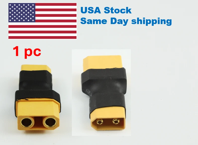 1pc XT60 / XT-60 Male to XT90/XT-90 Female Adapter - Image 1 of 1