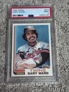 Tarjeta de béisbol PSA 9 1982 TOPPS MINNESOTA TWINS GARY WARD - Imagen 1 de 1