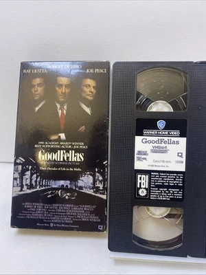 Goodfellas 1991 VHS Warner Bros Home Video Movie Tested Robert de Niro Joe Pesci Foto 1 de 2
