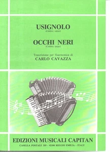 @SC2 USIGNOLO - OCCHI NERI CAVAZZA spartito FISARMONICA - Imagen 1 de 1