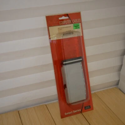 Vintage NOS 2 Device - 50-pin - Internal Gray PVC SCSI Cable (28 inches) - Image 1 of 4