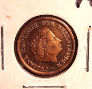 CIRCULATED 1951 1 CENT NETHERLANDS COIN (72216)1 - Picture 1 of 3