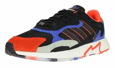 Adidas Men's Tresc Run Casual Sneakers, Core Black/Solar Red/Hi Res Blue - Image 1 of 4