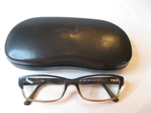 Occhiali da vista Ray Ban RB 5169 5540 54[]16 140 rettangolari crema/marmo nero montature - Foto 1 di 6