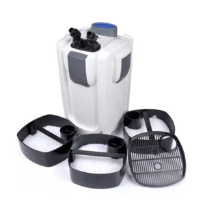 SUNSUN 3-STAGE EXTERNAL CANISTER AQUARIUM FILTER w/ 9 WATT UV STERILIZER  375GPH - Picture 1 of 3