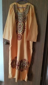 XL Womens Plus Size Caftan - Peach - Runs small (see measurements) - Picture 1 of 2