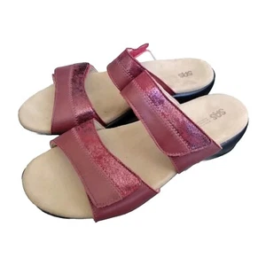 Women Sas Nudu Tri-pad Comfort Slide  Sandals Sz 8.5 Wide $159 Msrp - Picture 1 of 8