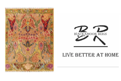 New Morris Ikat Pink Traditional Style Handtufted 100% Woolen Floral Area Rugs - Image 1 of 4