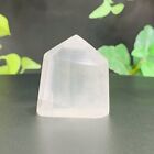 59G Natural White Calcite Quartz Obelisk Crystal Wand Point Reiki Healing