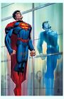 John Romita Jr. Signed Dc Comics Super Hero Art Print ~ Superman Man Of Steel