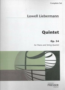 Quintet For Piano and Strings. By Lowell Liebermann - Picture 1 of 1