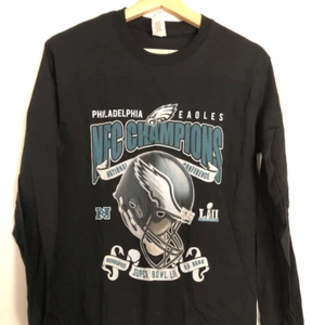Philadelphia Eagles NFC Champions Men’s Long Sleeve Tshirt size Small - Picture 1 of 1