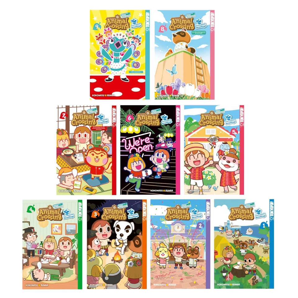 TOKYOPOP Animal Crossing New Horizons Turbulente Inseltage Manga Band 1-9 zur Auswahl NEU