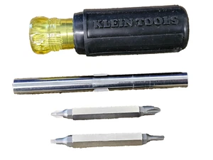 Klein 10 in 1 Screwdriver Nut Driver Bit Set Slotted Straight Phillips 32477 - Picture 1 of 12