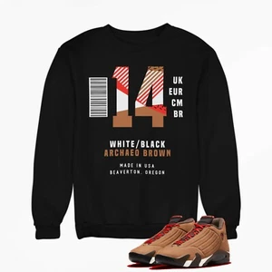 Box Label Sneaker Sweatshirt passend zu Air Jordan 14 Winterized / DO9406-200 - Bild 1 von 2