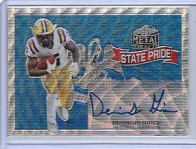 2018 Leaf Metal DERRIUS GUICE State Pride Silver Wave Prismatic Auto RC Redskins - Image 1 of 1