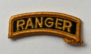 Vintage US Military Army RANGER Logo Arm Arc Tab Patch 2.25” - Picture 1 of 3