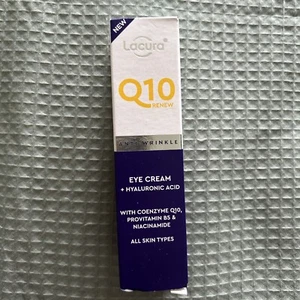 Lacura Q10 Renew Anti Wrinkle Eye Cream 20ml Hyaluronic Acid Brand New - Picture 1 of 3