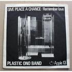 KUNSTSTOFF ONO BAND GIVE PEACE A CHANCE 7" 1969 WITH REMEMBER LOVE IN SELTENEM Cover