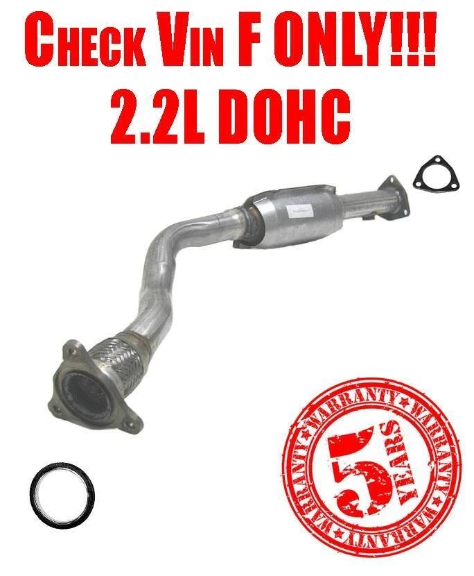 Tubo flexible convertidor catalítico adecuado para Pontiac Grand Am 2002-2005 2,2 L VIN F Foto 1 de 4