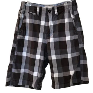 American Eagle Outfitters Men's Plaid Bermuda Shorts Size 28 Longer Length - Picture 1 of 7