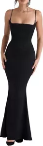 Women's NWT House of CB Sleeveless Floor-Length Formal Party Holiday Dress Sz S - Picture 1 of 19