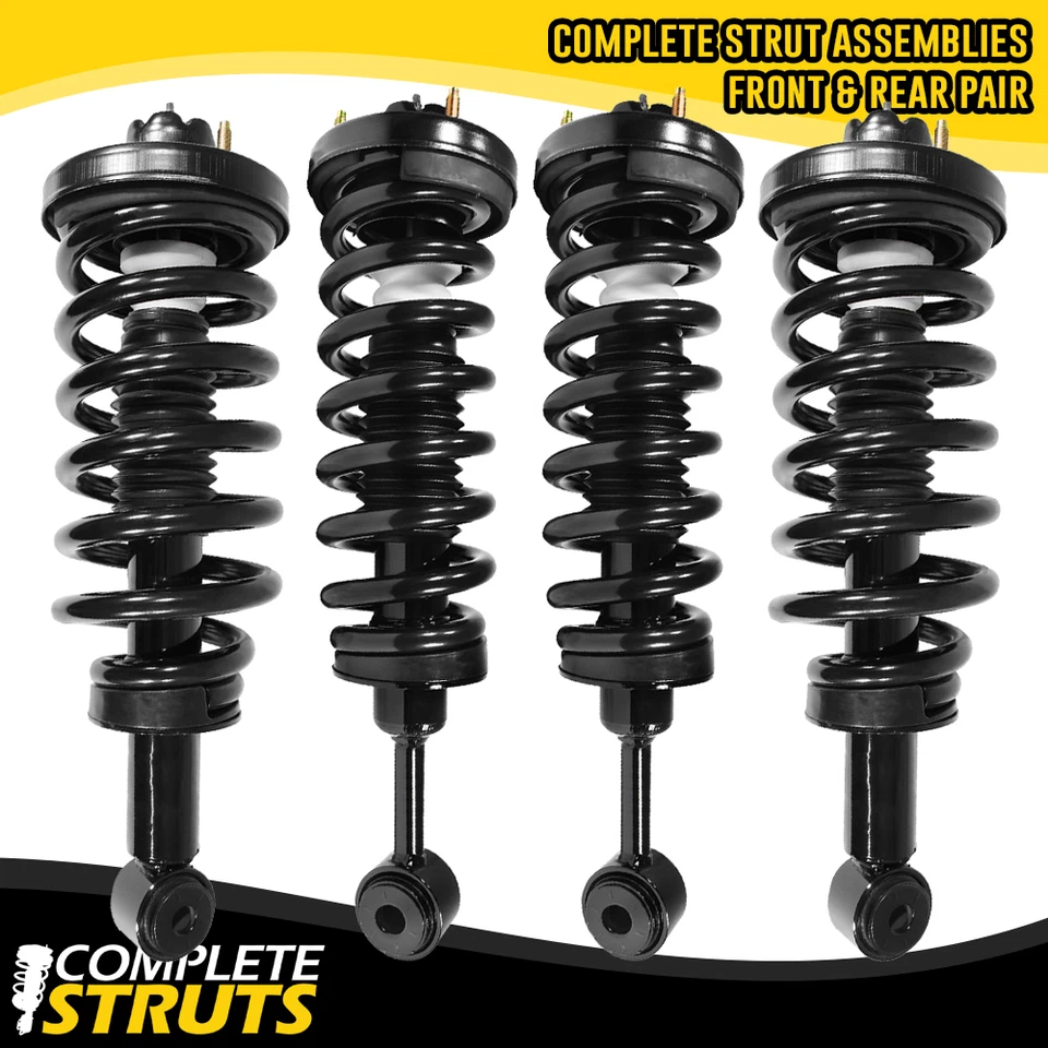 Front & Rear Complete Struts & Coil Springs for 2003-2006 Lincoln Navigator Foto 1 de 4