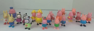 Peppa Pig Figuren 20 Stück Zoe Zebra Mama 2003 Spielzeug Cartoon Set - Bild 1 von 14