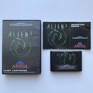 Alien 3 Sega Mega Drive Game Complete w/ Box & Manual 1992 PAL *TESTED* - Picture 1 of 24