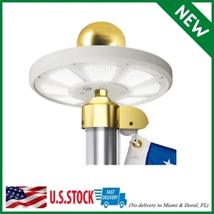 Flag Pole Light Solar Powered - Upgrade 136 LED Solar Flag Light for Flag Pol... - Picture 1 of 10