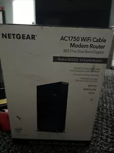 NETGEAR AC1750 C6300 Wi-Fi DOCSIS 3.0 Cable Modem Router - Picture 1 of 3