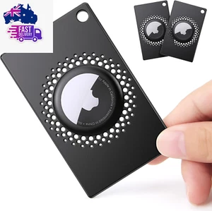 2 Pack Airtag Wallet Holder, Slim Thin Airtag Wallet Card, Credit Card Size Wall - Picture 1 of 12