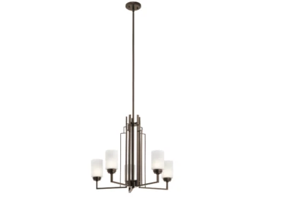 Kichler 44010 Harvey 5 Light 21-1/4" Wide Chandelier in Bronze - Image 1 of 2