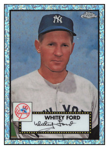 2021 Topps Chrome Platinum 70th Anniversary Platinum Whitey Ford #638 #24/70